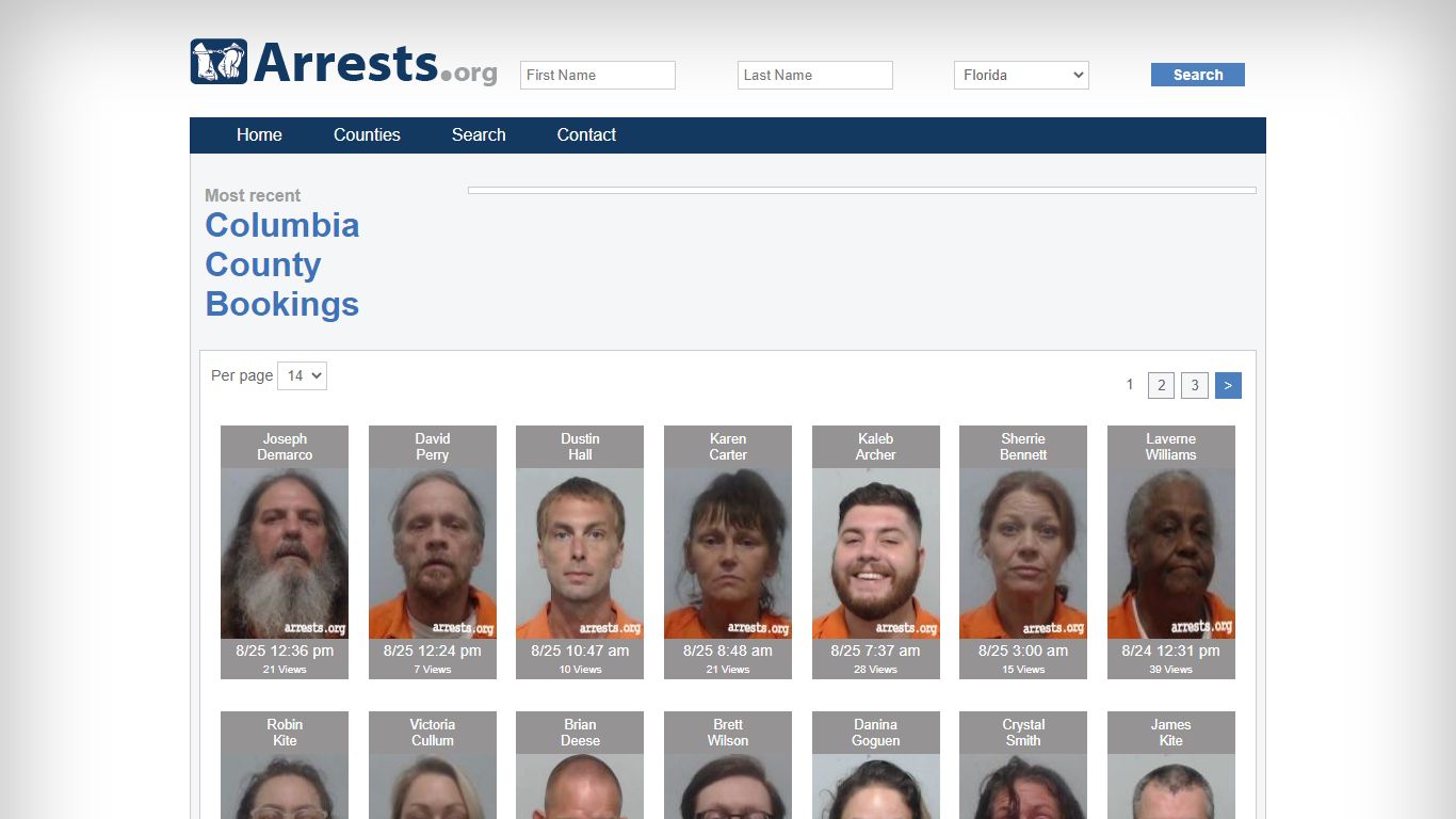 Columbia County Arrests and Inmate Search