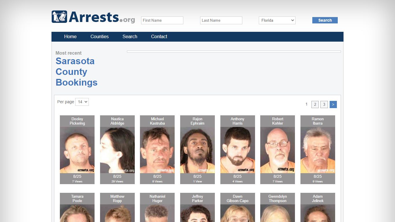 Sarasota County Arrests and Inmate Search